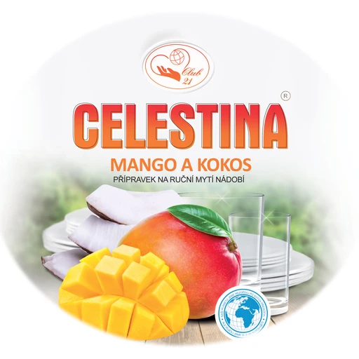 Velká etiketa/samolepka Celestina Mango