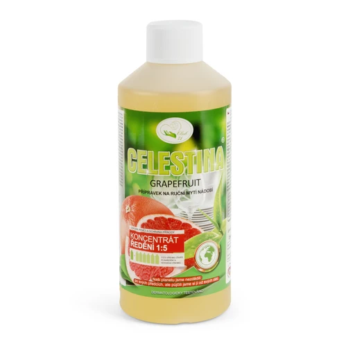 Celestina grapefruit - přípravek na ruční mytí nádobí  0,5 l